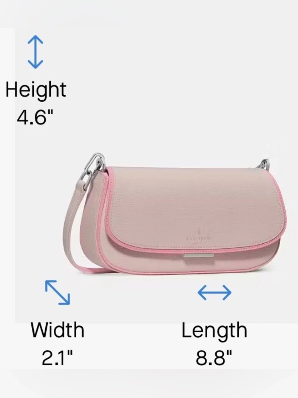Kate Spade Quinn Mini Light Pink Crossbody Bag